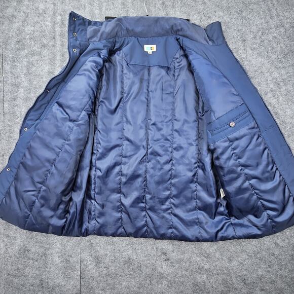 Hyundai Jacket Mens Extra Large Blue Factory Logo Puffer Coat Warm Korea 115 - Picture 7 of 8